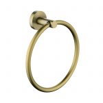Norico Pentro Brushed Yellow Gold Hand Towel Ring