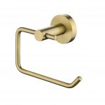 Norico Pentro Brushed Yellow Gold Toilet Roll Holder