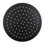 Norico Pentro Matte Black Ultra-thin Shower Head 250mm