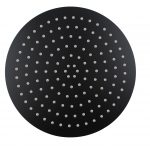 Norico Pentro Matte Black Ultra-thin Shower Head 300mm